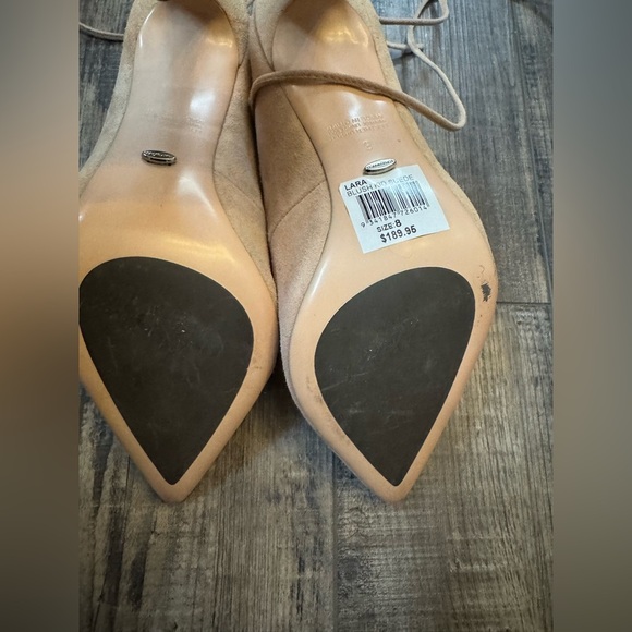 Tony bianco
Beige Pointed Toe Stiletto Shoes Caged Lace Up Pumps for Women - Picture 11 of 13